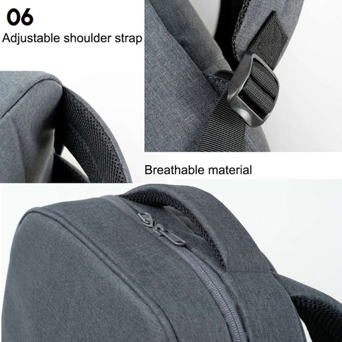 POFOKO A800 Series Polyester Waterproof Laptop Handbag for 15 inch Laptops(Dark Gray)