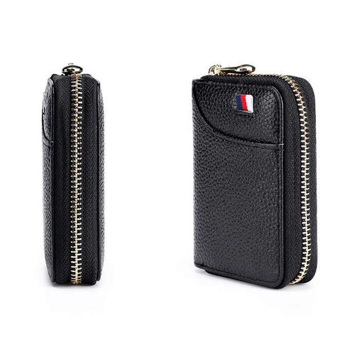 KB151 Multi-card Anti-magnetic RFID Organ Card Package Ladies Wallet (Coffee)