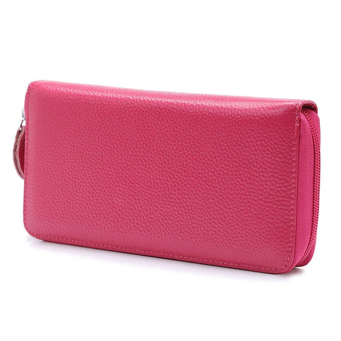 902 Antimagnetic RFID Litchi Texture Women Large Capacity Hand Wallet Purse Phone Bag with Card S...