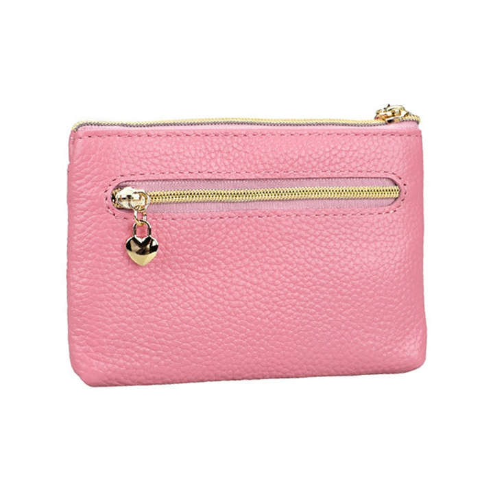 2013 Multifunctional Litchi Texture Women Large Capacity Hand Wallet with Card Slots(Pink)