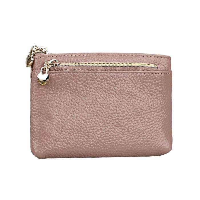 2013 Multifunctional Litchi Texture Women Large Capacity Hand Wallet with Card Slots(Light Pink)