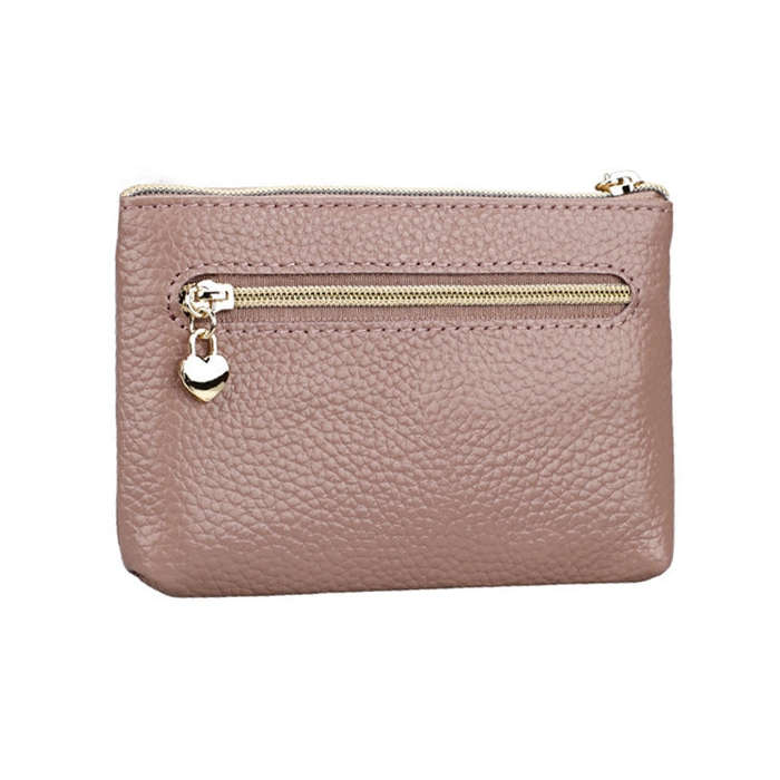 2013 Multifunctional Litchi Texture Women Large Capacity Hand Wallet with Card Slots(Light Pink)