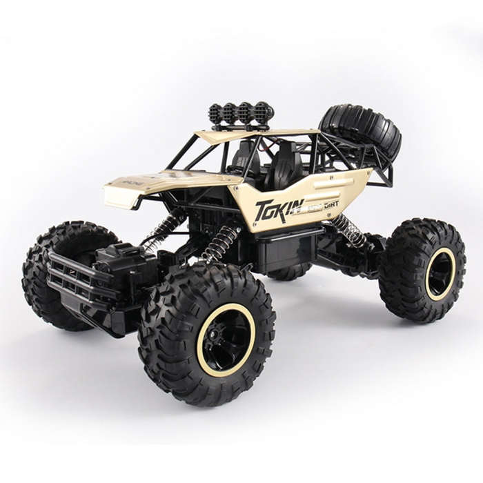 HD6026 1:12 Large Alloy Climbing Car Mountain Cross-country Four-wheel Drive Remote Control Car T...