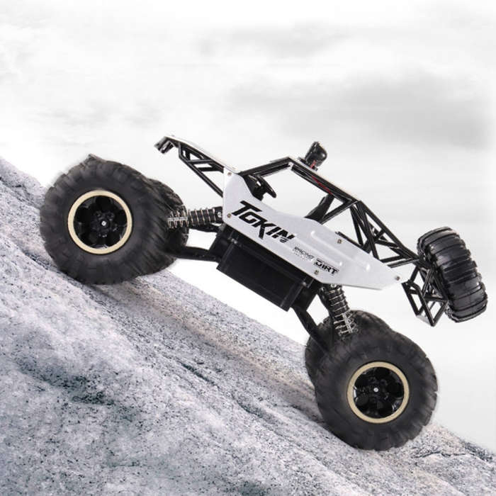 HD6026 1:12 Large Alloy Climbing Car Mountain Cross-country Four-wheel Drive Remote Control Car T...