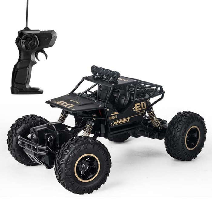 HD6026 1:16 Large Alloy Climbing Car Mountain Cross-country Four-wheel Drive Remote Control Car T...