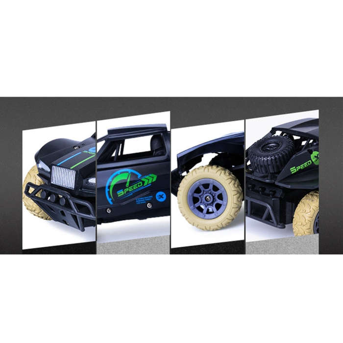 HD808 1:20 27Mhz Remote Control Short Truck High Speed Off-road Drifting Children Toy Car(Yellow)
