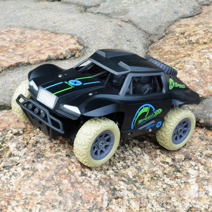 HD808 1:20 27Mhz Remote Control Short Truck High Speed Off-road Drifting Children Toy Car(Yellow)