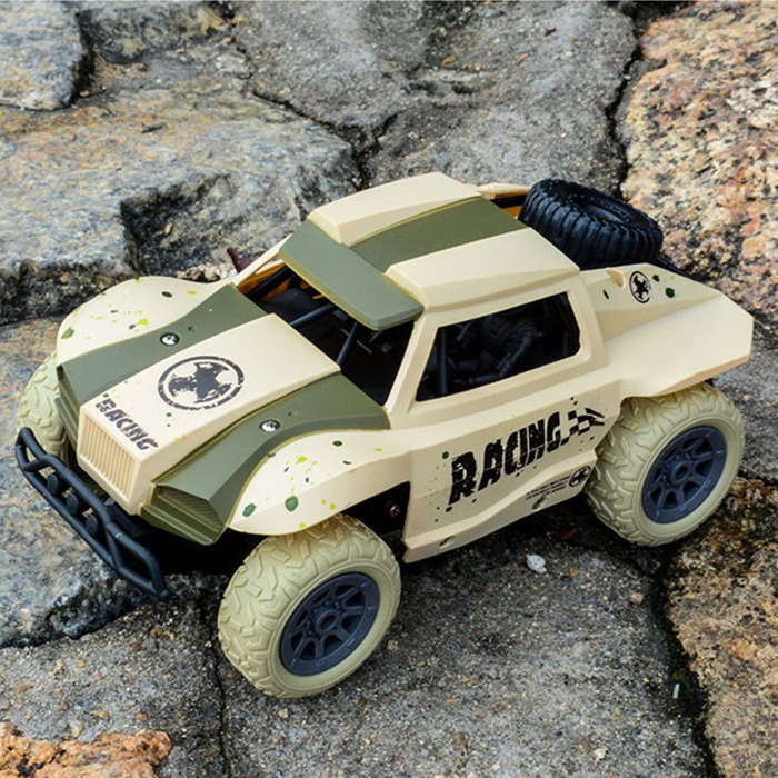 HD808 1:20 27Mhz Remote Control Short Truck High Speed Off-road Drifting Children Toy Car(Yellow)