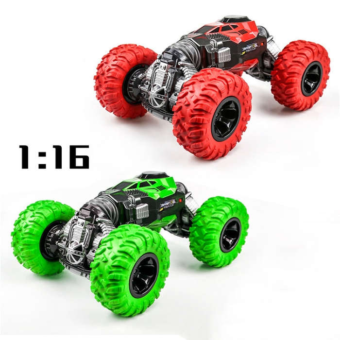675E 1:16 2.4GHz Double-sided Twisted Off-road Four-wheel Drive Climbing Remote Control Children ...
