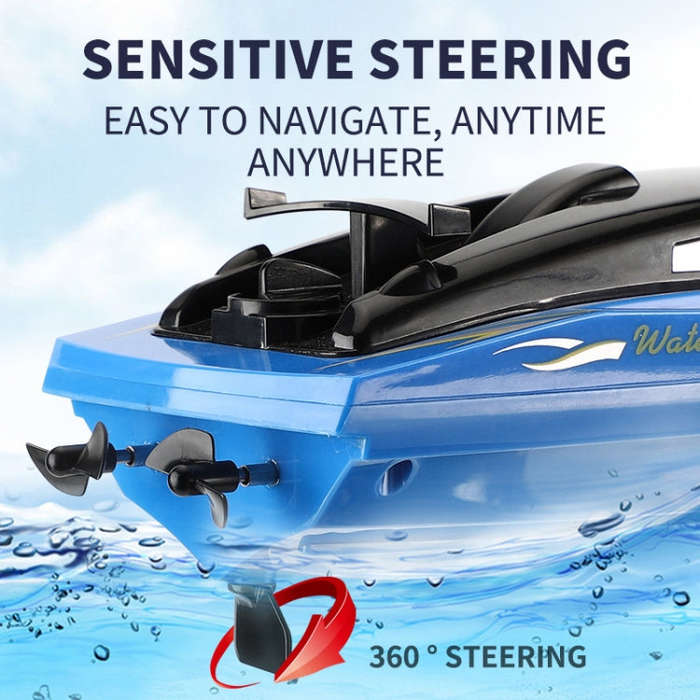 2.4G Children Rc Boat Remote Control Toy(Blue)