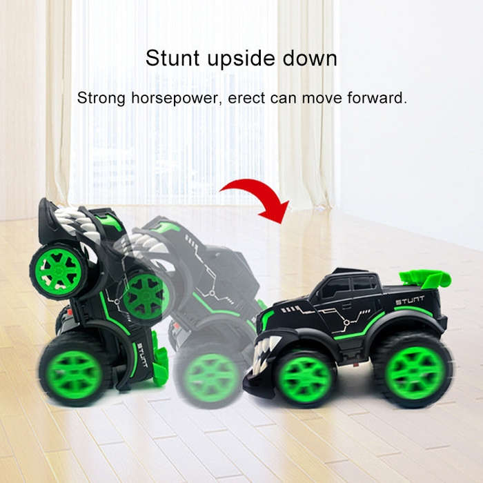 HD885J Devil Tooth Shape 360 Degree Upright Rotation Stunt Remote Control Car Electric Vehicle To...