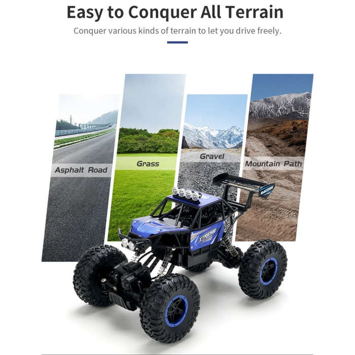JJR/C Q112 1:14 4WD Remote Control Alloy Climbing Car (Blue)