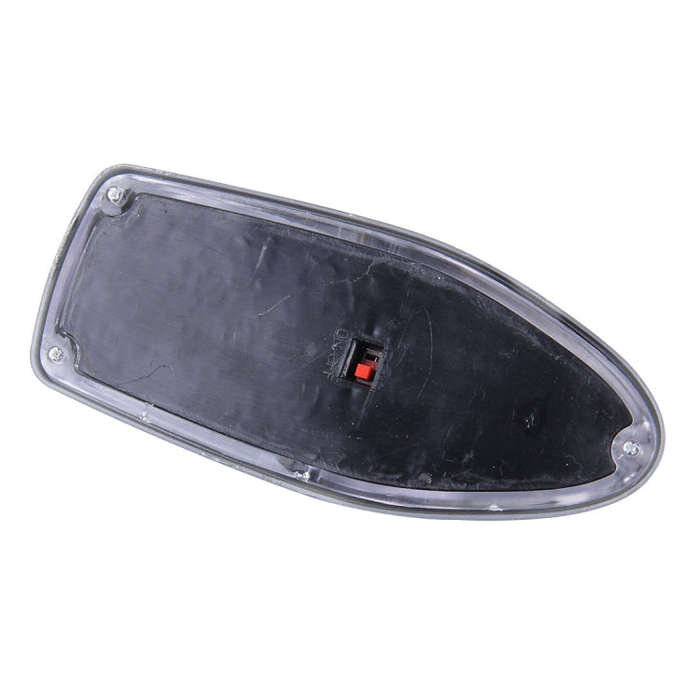 Solar Colorful Light Anti Collision Shark Fin Car Taillight LED Flash Warning Light Caution Light...