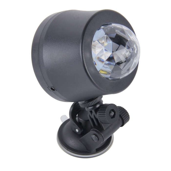 5V 6W Colorful Car Decoration DJ Light Sound Activated Strobe Effect Atmosphere Light Star Music ...