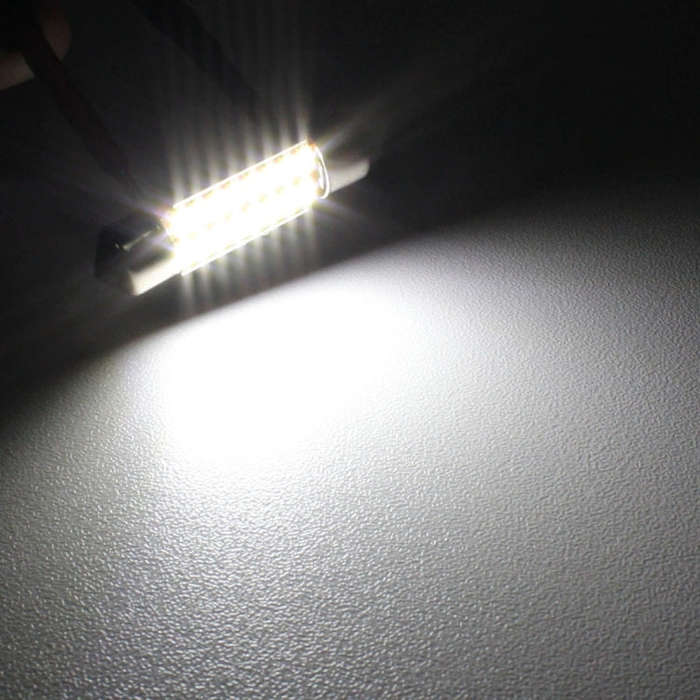 2 PCS Festoon 36mm 2W 160LM White Light 16 LED SMD 4014 Error Free License Plate Lights Car Light...