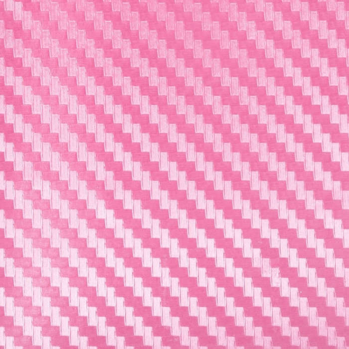 Car Decorative 3D Carbon Fiber PVC Sticker, Size: 152cm x 50cm(Pink)