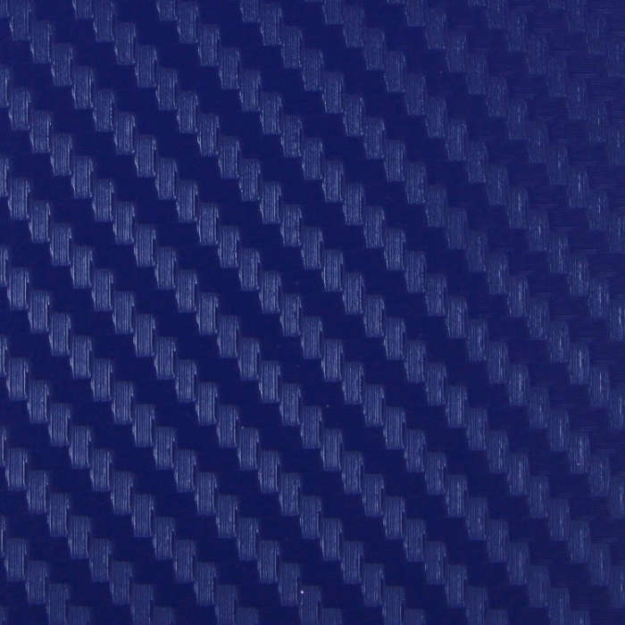 Car Decorative 3D Carbon Fiber PVC Sticker, Size: 152cm x 50cm(Blue)