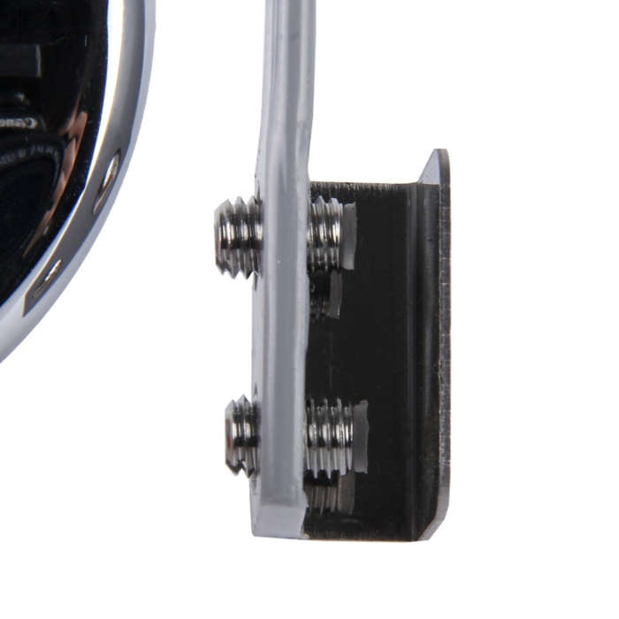 Vehicle Front Blind Area Wide-angle Adjustable Left Side Observation Mirror(Silver)