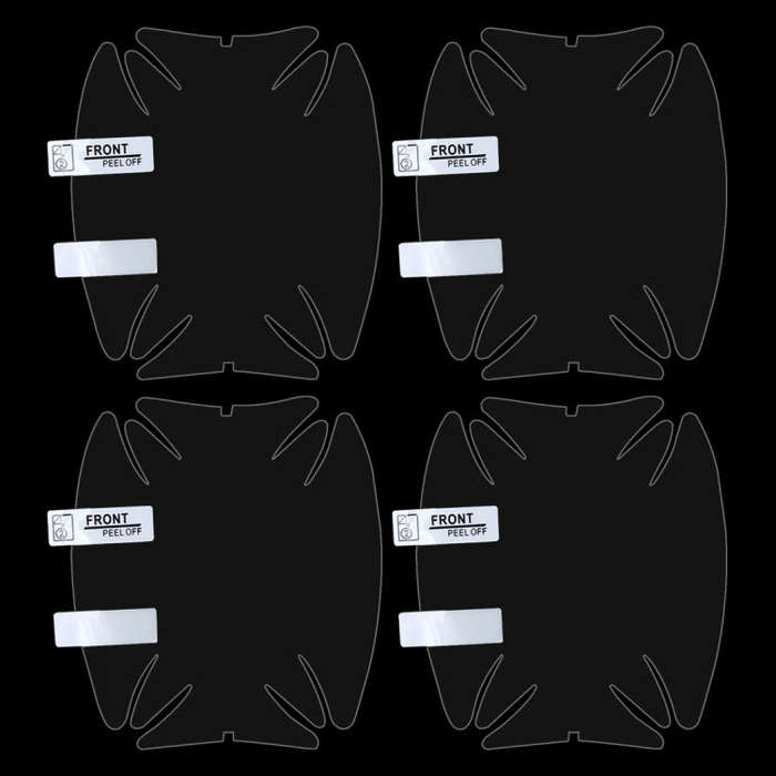 4 PCS Car Auto OPVC Door Bowl Handle Anti-scratch Protective Film for Toyota