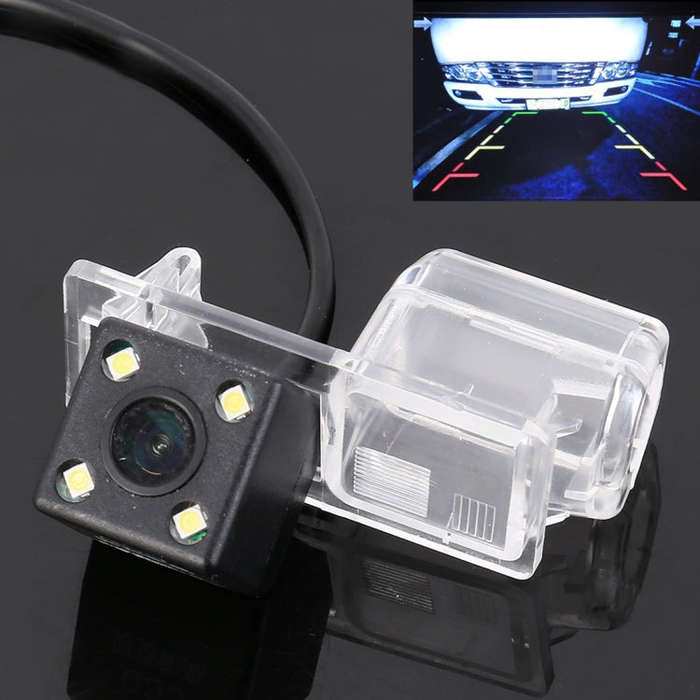 656x492 Effective Pixel HD Waterproof 4 LED Night Vision Wide Angle Car Rear View Backup Reverse ...
