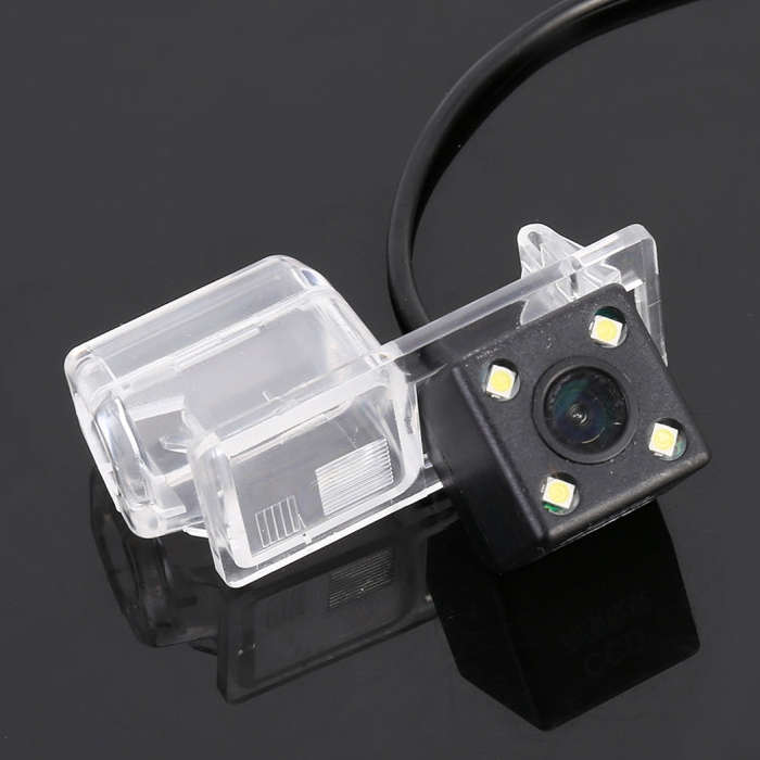 656x492 Effective Pixel HD Waterproof 4 LED Night Vision Wide Angle Car Rear View Backup Reverse ...