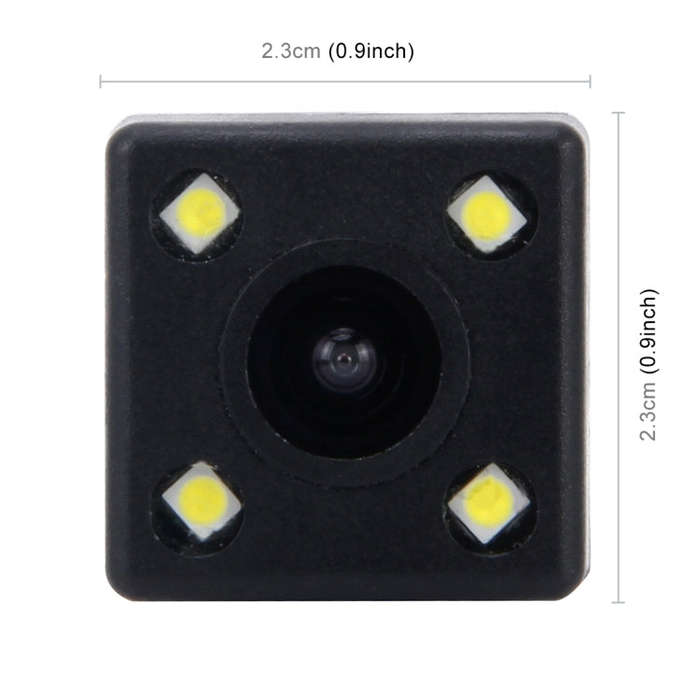 656x492 Effective Pixel HD Waterproof 4 LED Night Vision Wide Angle Car Rear View Backup Reverse ...