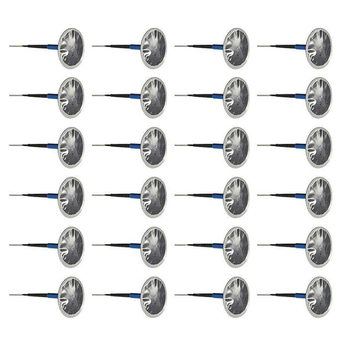 24 PCS 6mm Mushroom Nail-tyre Film Tyre Cold Patch Film Rubber Tire Repair Kit