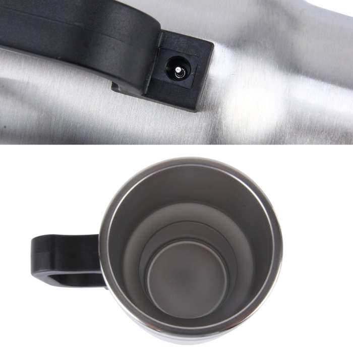 Stainless Steel Electric Smart Mug 12V Car Electric Kettle Heated Mug Car Coffee Cup With Charger...