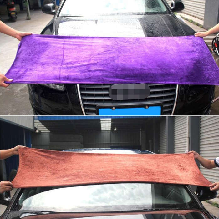 Wear Thick Velvet Cache Towels,Size160 x 60cm,Random Color Delivery