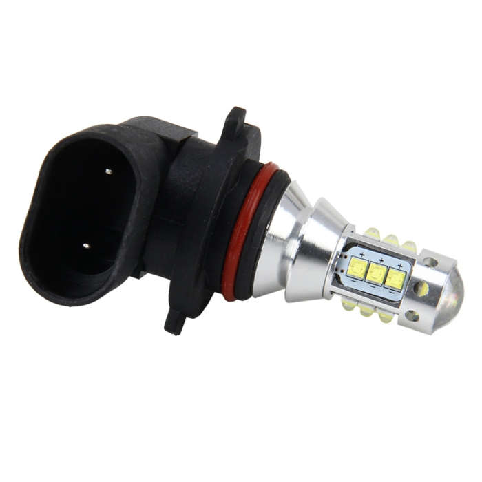 9006 50W 500 LM 6000K Car Fog Light with 16 Lamps, DC 12V-24V(White Light)