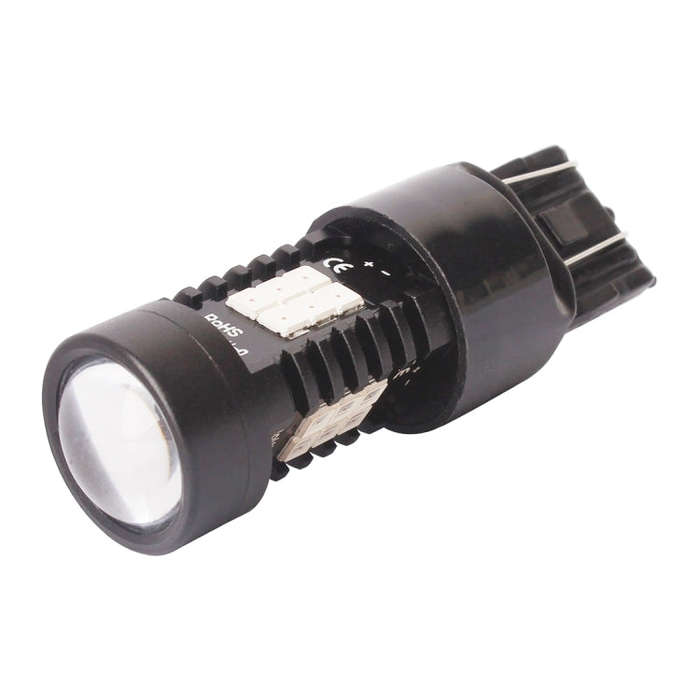 2 PCS 7443-T20-2835 10.5W 21 LEDs LED Car Brake Light DC 12~24V(Red Light)
