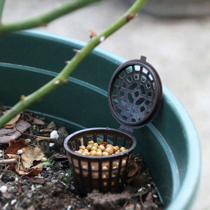 10PCS Bonsai Tools Gardening Products Gardening Tools Bonsai Fertilizer Boxes with Cover, Small S...