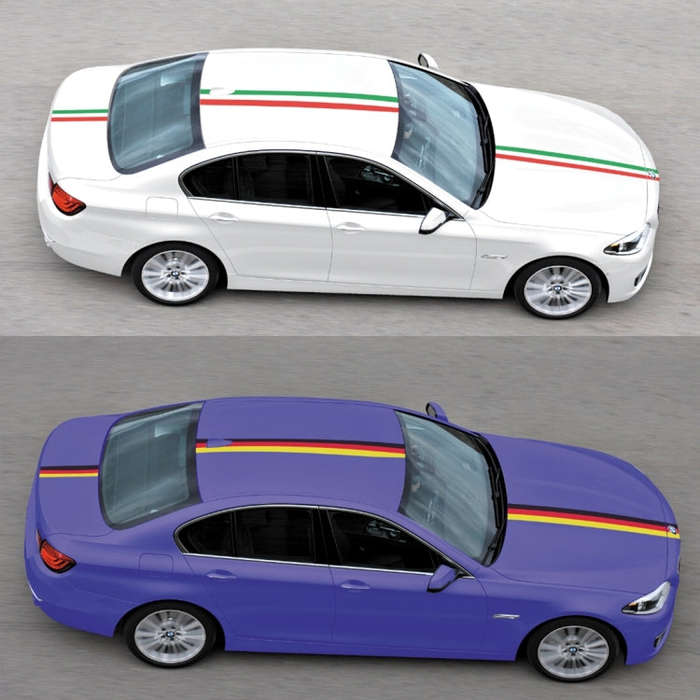 1m German Flag Car Plastic Wrap Sticker Decal Film