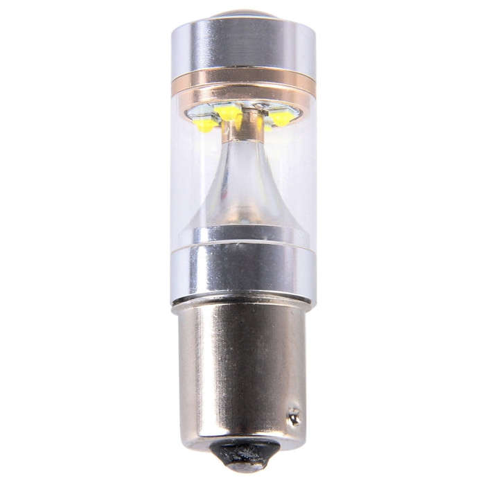 2 PCS 1156/BA15S  350LM 6000K 30W White Light 6 LED Canbus Car Reversing Light / Turn Light, DC 12V