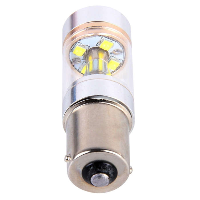 2 PCS 1156/BA15S  350LM 6000K 30W White Light 6 LED Canbus Car Reversing Light / Turn Light, DC 12V