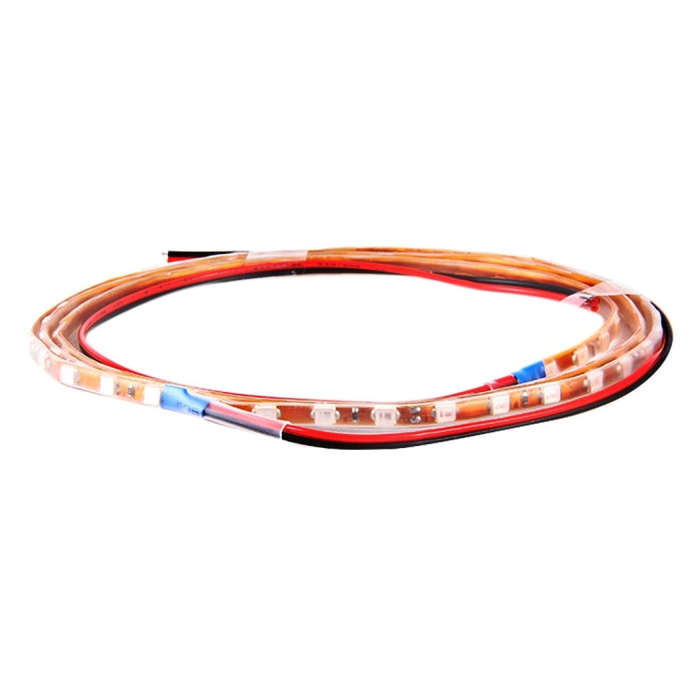 5 PCS 45 LED 3528 SMD Waterproof Flexible Car Strip Light for Car Decoration, DC 12V, Length: 90c...