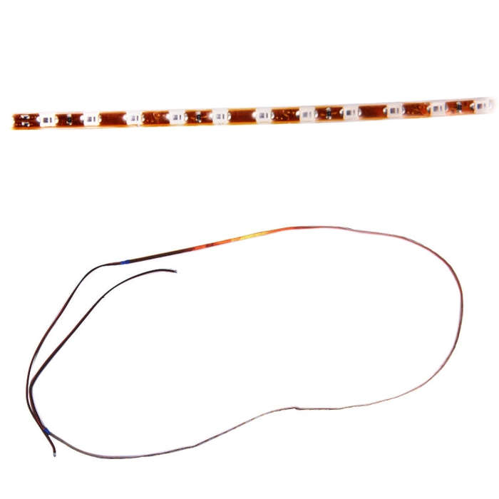 5 PCS 45 LED 3528 SMD Waterproof Flexible Car Strip Light for Car Decoration, DC 12V, Length: 90c...