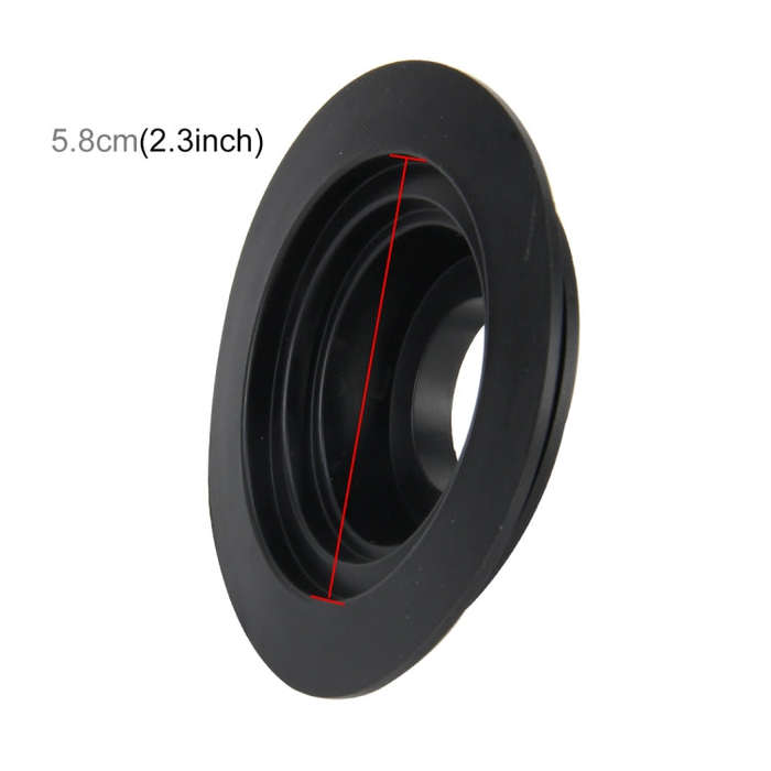 2 PCS Universal Car LED Headlight HID Xenon Lamp Silicone Dust Cover Seal Caps LED Headlight Seal...