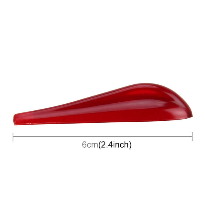 6 PCS Universal Resin Rear Spoiler Car Auto Rear Spoiler Exterior Rear Spoiler Kit Car Crash Stri...