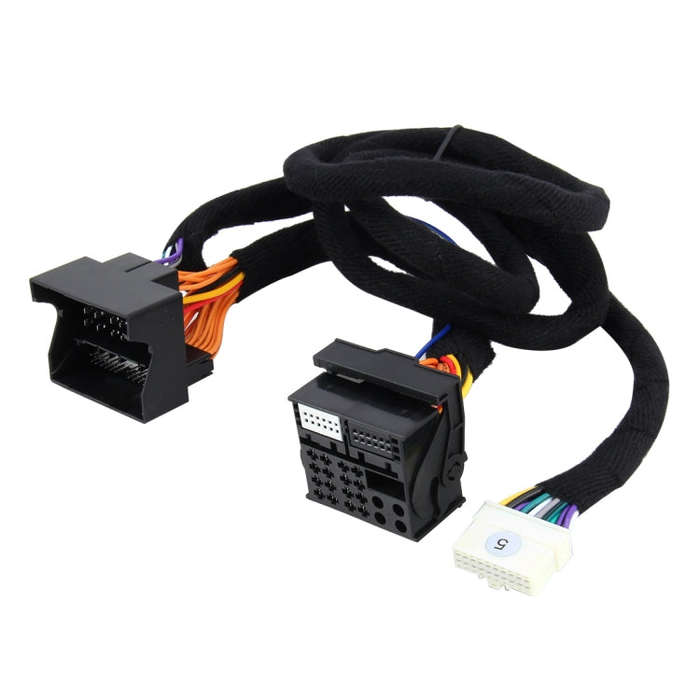 Car Radio DVD GPS DSP Ampplified Audio Extension Power Cable Wiring, Cable Length: 1.5m, For Volk...