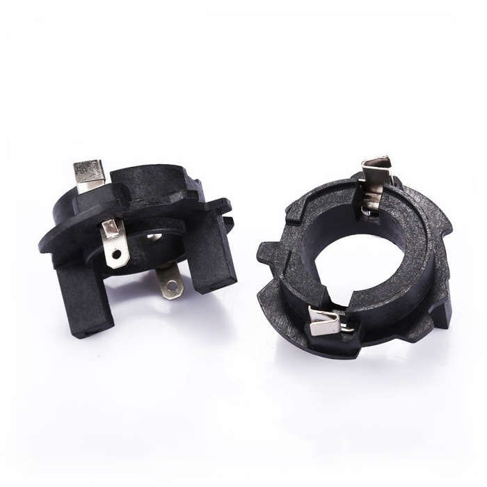 1 Pair H7 Xenon HID Headlight Bulb Base Retainer Holder Adapter for Volkswagen/Jetta/Golf 5/Tigua...