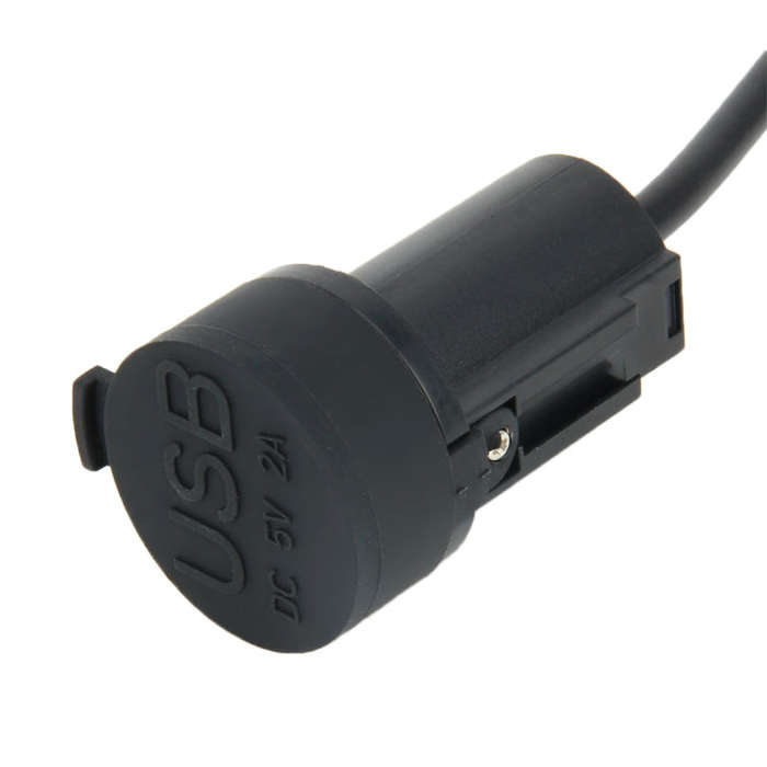 5V Waterproof Motorcycle SAE to USB Cable Adapter Dual Port Power Socket Adapter, for Smart Phone...