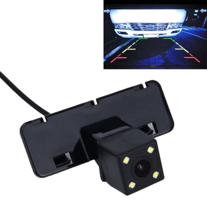 656×492 Effective Pixel  NTSC 60HZ CMOS II Waterproof Car Rear View Backup Camera With 4 LED Lam...