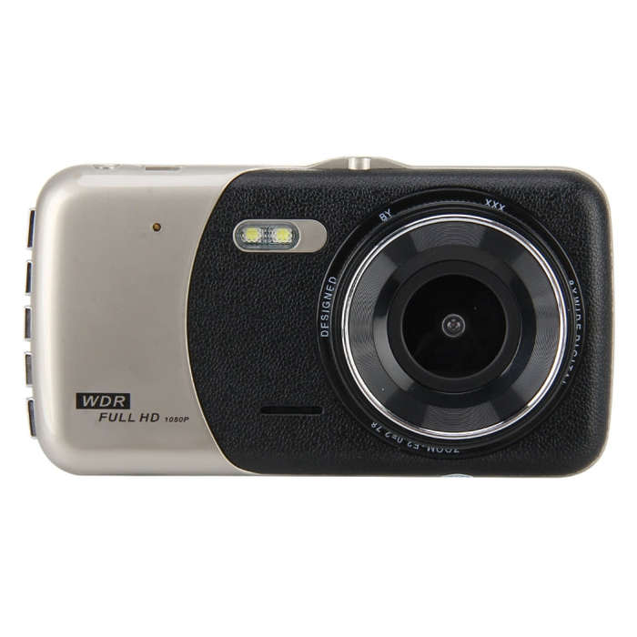 4 inch HD Video Recording HD Display Car Recorder with Separate F2.0 Camera, 12MP 170 Degrees Wid...