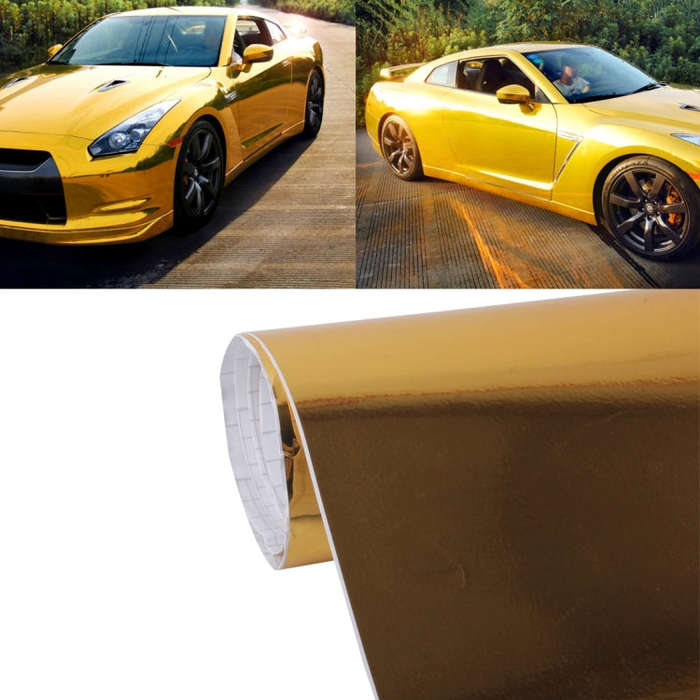 1.52m × 0.5m Electroplating Car Auto Body Decals Sticker Self-Adhesive Side Truck Vinyl Graphics...