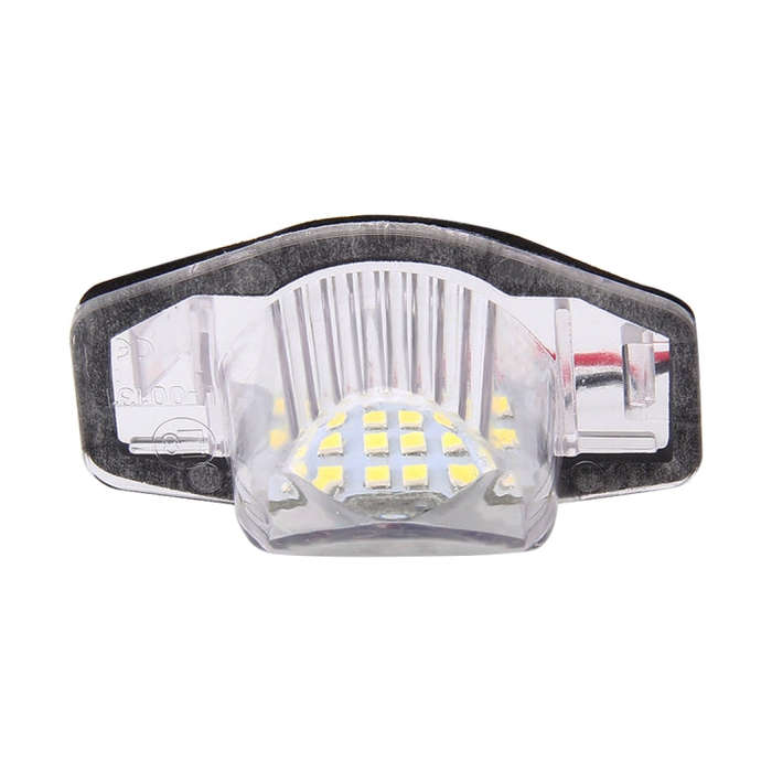 2 PCS DC 12V 2W 120LM 6000K LED License Plate Light 18-SMD 3528 Bulbs Lamps for Honda JAZZ(FIT) 0...