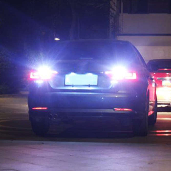 2 PCS T20 / 7440 5W 250LM 6000K Car Auto Turn Light Reversing Lights 16LEDs SMD-2835 Lamps, DC 12...