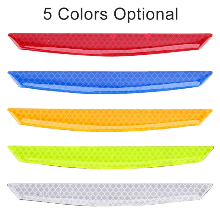 4 PCS Universal Car Door Anti-collision Strip Protection Guards Trims Stickers (Green)
