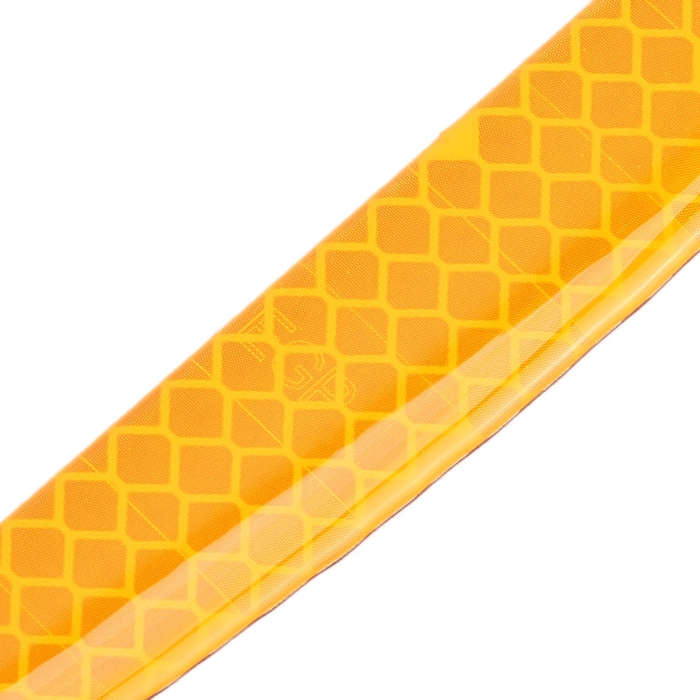 4 PCS Universal Car Door Anti-collision Strip Protection Guards Trims Stickers (Yellow)