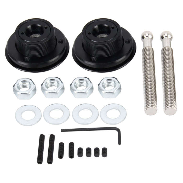 2 PCS Racing Car Cover Lock Aluminum Alloy Car Modification Oil Cap Modified Engine Cover Lock Ra...